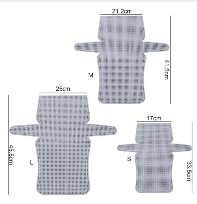 Mess-Free DIY Crafting Durable Plastic Mesh Canvas Sheets Set