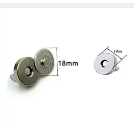 Premium Magnetic Snap Buttons for Handbags, Clutches & Wallets โ 6 Pcs