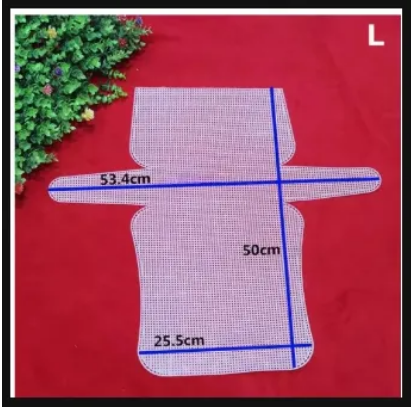 Plastic Mesh Canvas Sheets for DIY Bags & Craft Projects