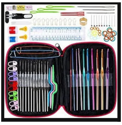 100pc Hooks Set with Leather Case