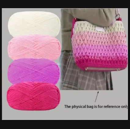 Soft Colorfast Cotton Yarn Set for Crochet, Knitting & Crafts