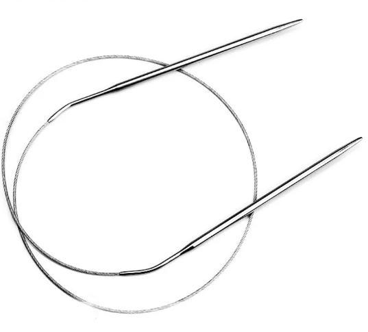 Circular Knitting Needles Stainless Steel 80cm