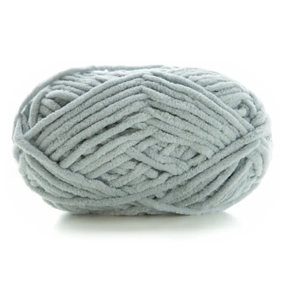 Ultra Soft Cozy Finish Chenille Yarn | Thick Plush Crochet Wool