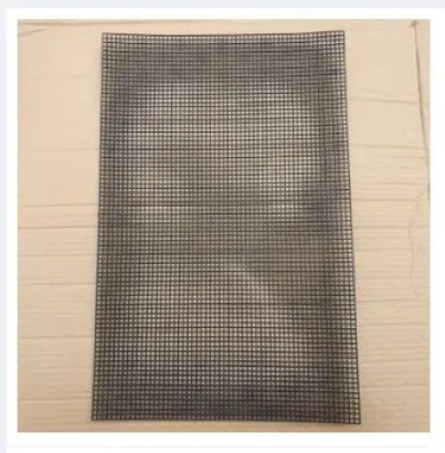 Plastic Bag Sheet Mesh Canvas Clutch