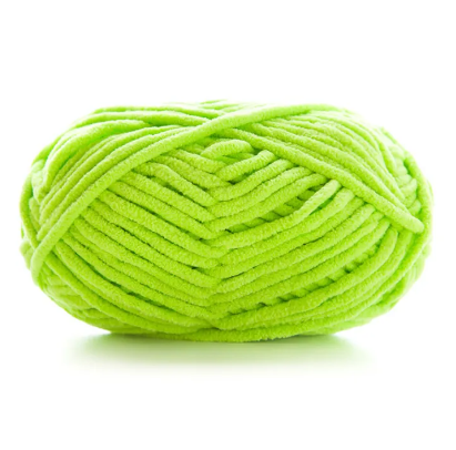 Ultra Soft Cozy Finish Chenille Yarn | Thick Plush Crochet Wool
