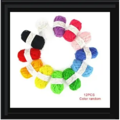 3-Ply Thick Acrylic Yarn Pack of 10