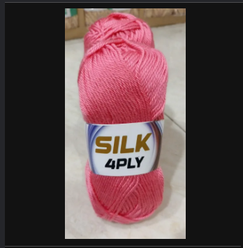 4ply Anti-Pilling Silk Blended Acrylic Yarn (100g)