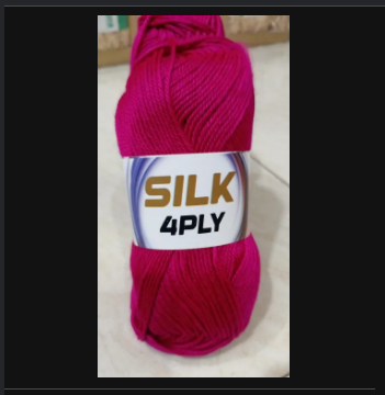 4ply Anti-Pilling Silk Blended Acrylic Yarn (100g)