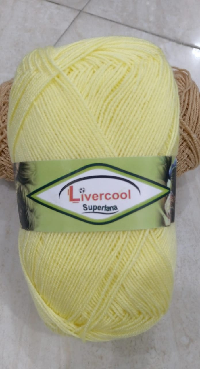 Livercool Soft Lana Yarn for Knitting & Crochet