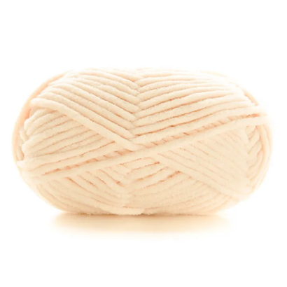 Ultra Soft Cozy Finish Chenille Yarn | Thick Plush Crochet Wool