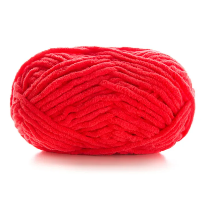 Ultra Soft Cozy Finish Chenille Yarn | Thick Plush Crochet Wool