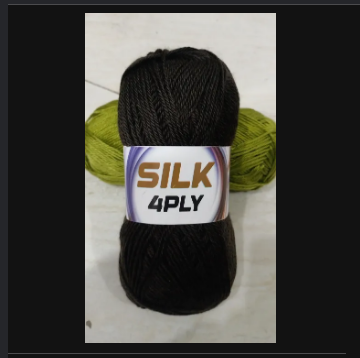 4ply Anti-Pilling Silk Blended Acrylic Yarn (100g)