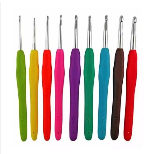 1 Piece Rubber Grip Crochet Hook