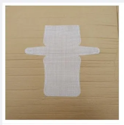 Plastic Bag Sheet Mesh Canvas Clutch