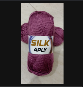 4ply Anti-Pilling Silk Blended Acrylic Yarn (100g)