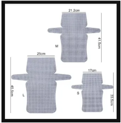 Plastic Mesh Canvas Sheets for DIY Bags & Craft Projects