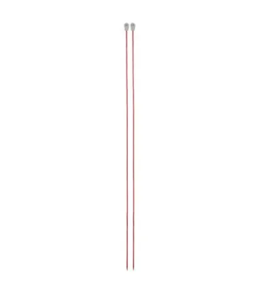 2 Pcs Straight Knitting Aluminum  Needle Set