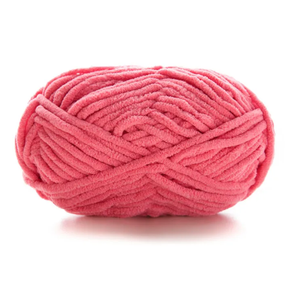 Ultra Soft Cozy Finish Chenille Yarn | Thick Plush Crochet Wool