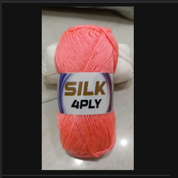 4ply Anti-Pilling Silk Blended Acrylic Yarn (100g)
