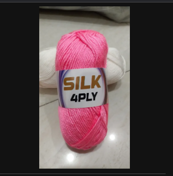 4ply Anti-Pilling Silk Blended Acrylic Yarn (100g)