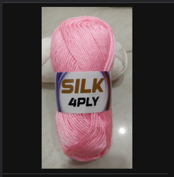 4ply Anti-Pilling Silk Blended Acrylic Yarn (100g)