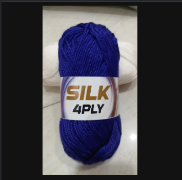 4ply Anti-Pilling Silk Blended Acrylic Yarn (100g)