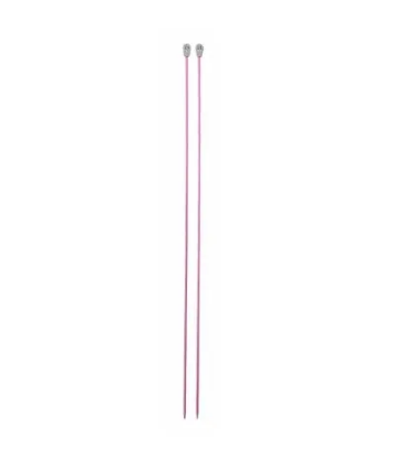 2 Pcs Straight Knitting Aluminum  Needle Set