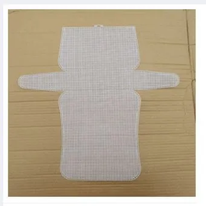 Plastic Bag Sheet Mesh Canvas Clutch