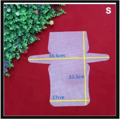 Plastic Mesh Canvas Sheets for DIY Bags & Craft Projects
