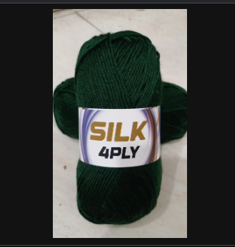 4ply Anti-Pilling Silk Blended Acrylic Yarn (100g)