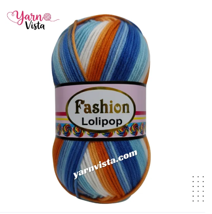 Dull Handmade Projects to Vibrant Creations – Premium Multicolor Acrylic Yarn