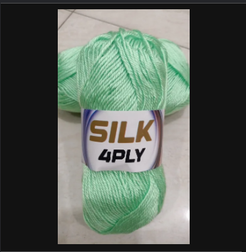 4ply Anti-Pilling Silk Blended Acrylic Yarn (100g)