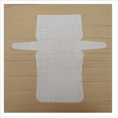 Plastic Bag Sheet Mesh Canvas Clutch