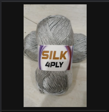 4ply Anti-Pilling Silk Blended Acrylic Yarn (100g)