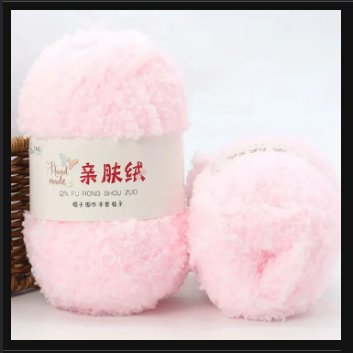 Soft Velvet Towel Yarn for DIY Crafts