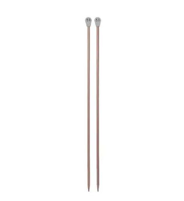 2 Pcs Straight Knitting Aluminum  Needle Set