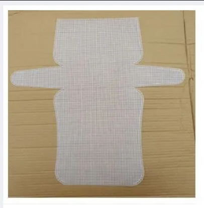 Plastic Bag Sheet Mesh Canvas Clutch
