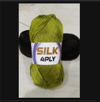 4ply Anti-Pilling Silk Blended Acrylic Yarn (100g)