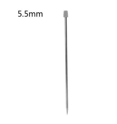 2–8mm Single Piece Straight Knitting Aluminium  Needle