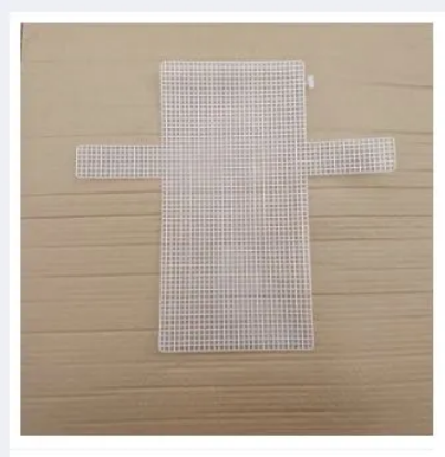 Plastic Bag Sheet Mesh Canvas Clutch