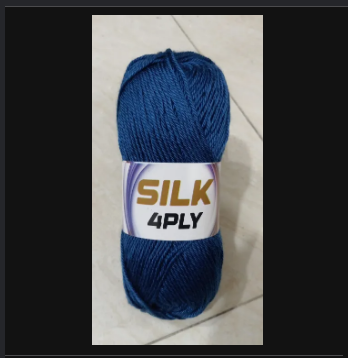 4ply Anti-Pilling Silk Blended Acrylic Yarn (100g)