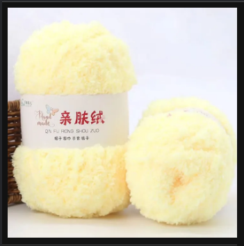 Soft Velvet Towel Yarn for DIY Crafts