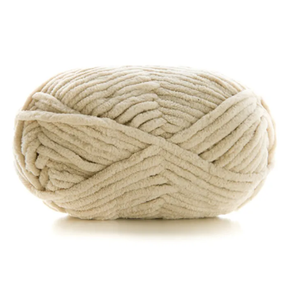 Ultra Soft Cozy Finish Chenille Yarn | Thick Plush Crochet Wool