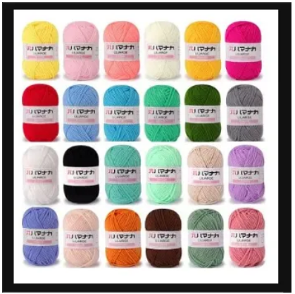 Soft Acrylic Yarn Set for Knitting & Crochet Projects