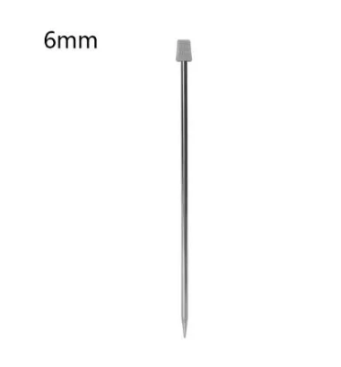 2–8mm Single Piece Straight Knitting Aluminium  Needle