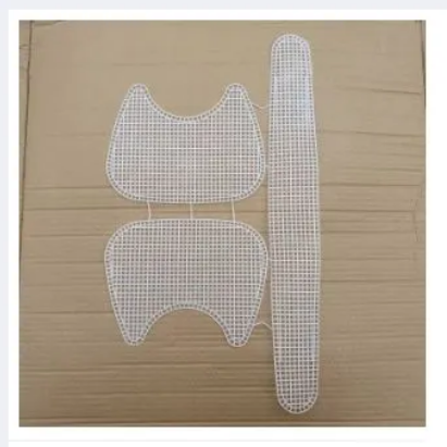 Plastic Bag Sheet Mesh Canvas Clutch
