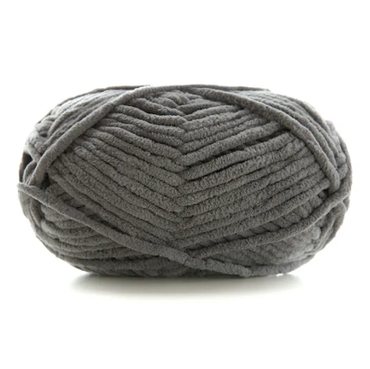 Ultra Soft Cozy Finish Chenille Yarn | Thick Plush Crochet Wool