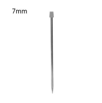 2–8mm Single Piece Straight Knitting Aluminium  Needle