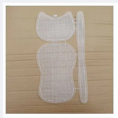 Plastic Bag Sheet Mesh Canvas Clutch