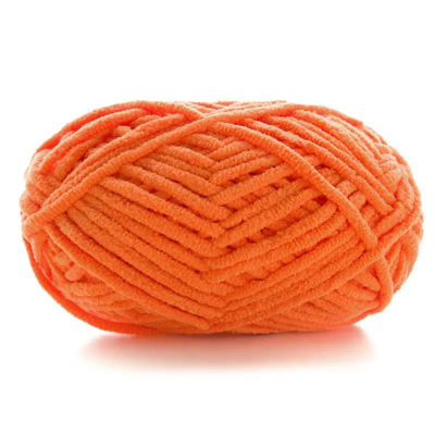 Ultra Soft Cozy Finish Chenille Yarn | Thick Plush Crochet Wool